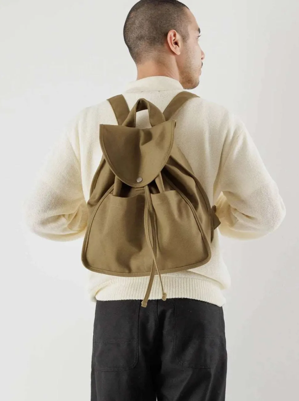 Backpacks^BAGGU Backpack Drawstring - Dark Khaki