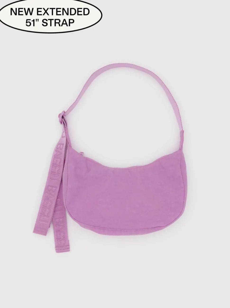 Hand Bags^BAGGU Small Crescent Nylon Bag - Peony