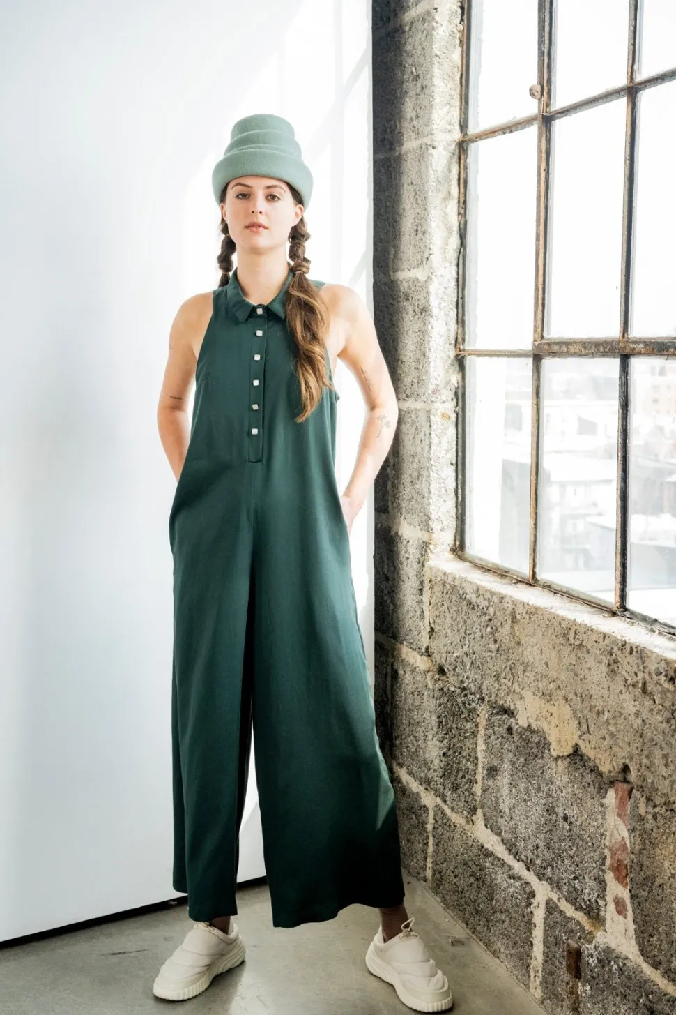 Overalls + Jumpsuits^BODYBAG Liam Jumpsuit - Green