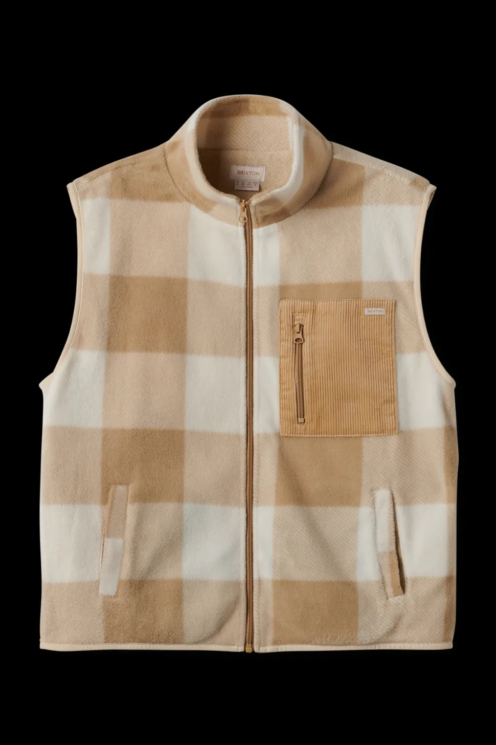 Jackets + Coats | Coats + Jackets^BRIXTON Arctic Fleece Vest - Sand