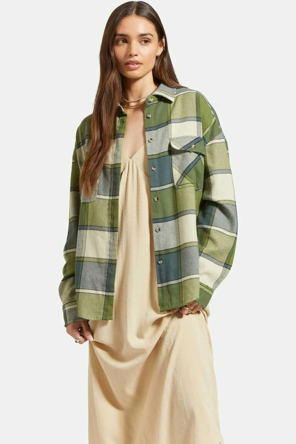 Shirts + Blouses^BRIXTON Bowery Flannel Shirt