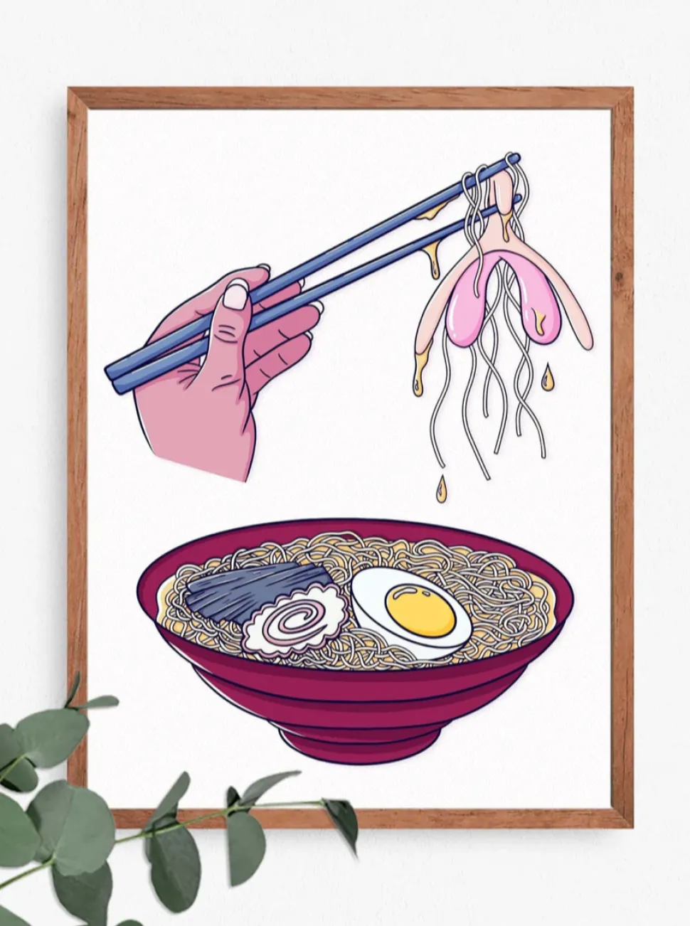 Posters^CHARLIE BOURDEAU Clito-Ramen Print