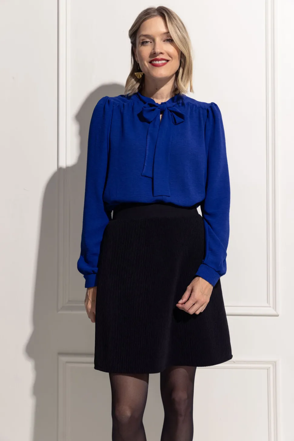 Shirts + Blouses^CHERRY BOBIN Richie Blouse - Blue