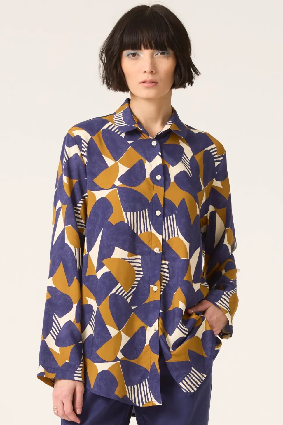 Shirts + Blouses^COKLUCH Frontiers Shirt - Half Moon Cumin