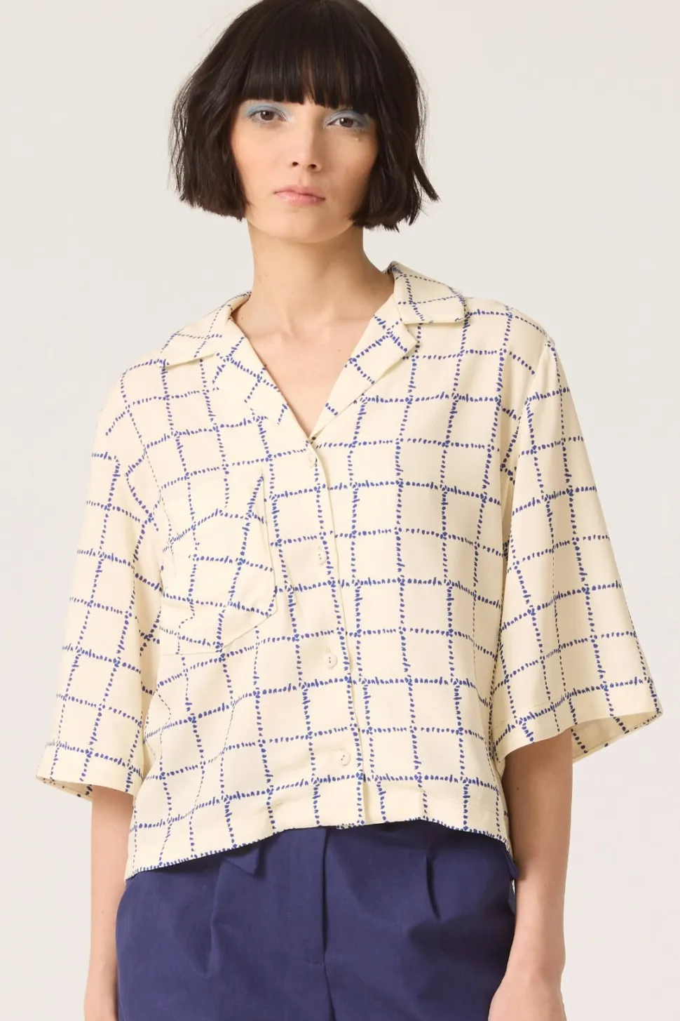 Shirts + Blouses^COKLUCH Ritual Shirt - Cream Checks