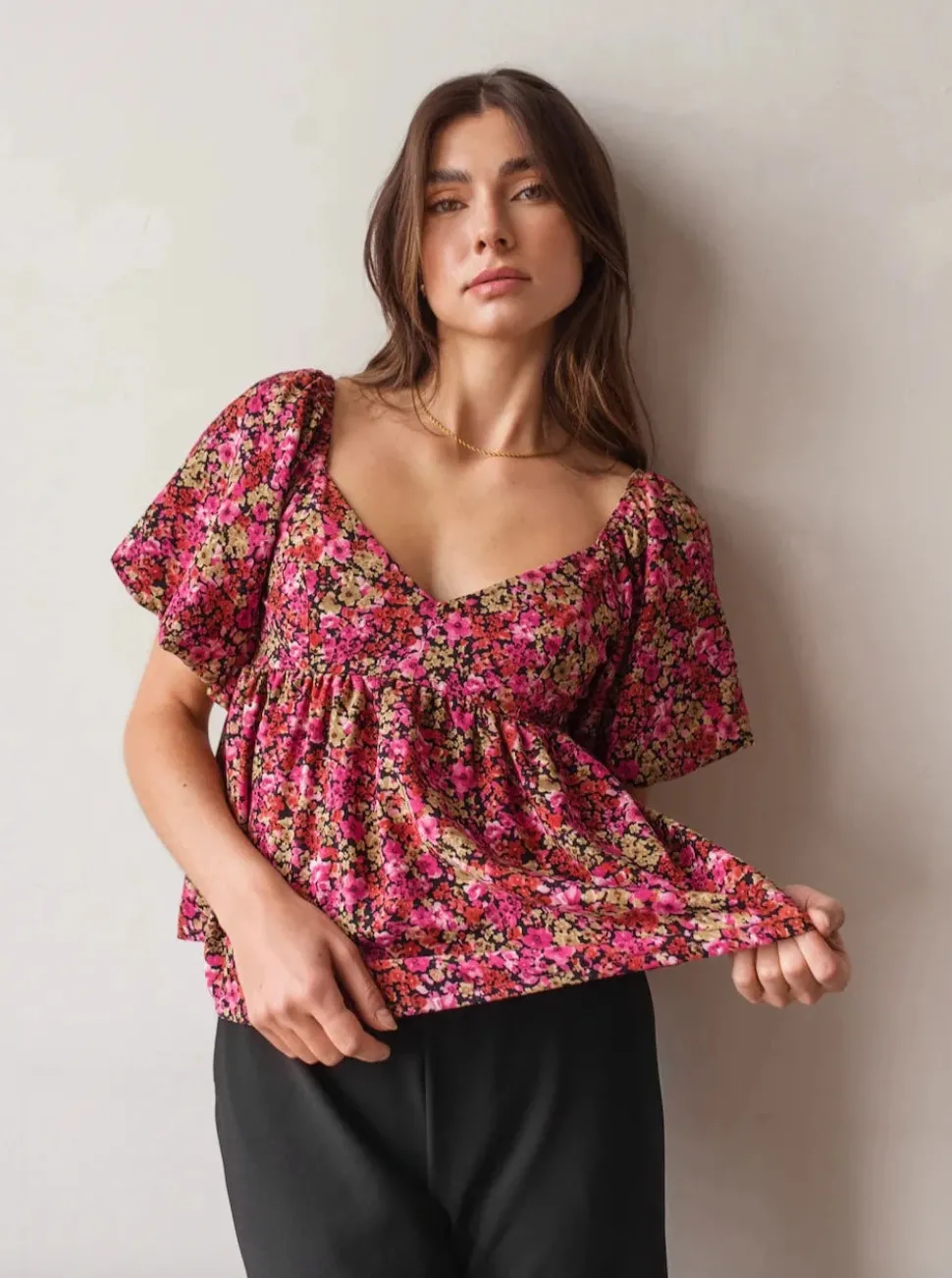 Short Sleeve Tops & Sweaters^DAILYSTORY Haut Flore