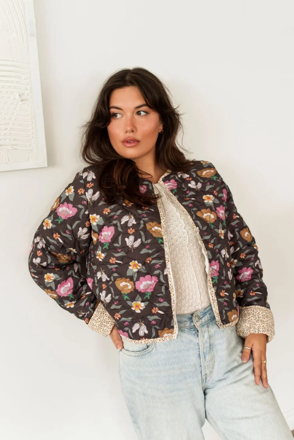 Jackets + Coats | Coats + Jackets^DAILYSTORY Scarlet Jacket - Floral