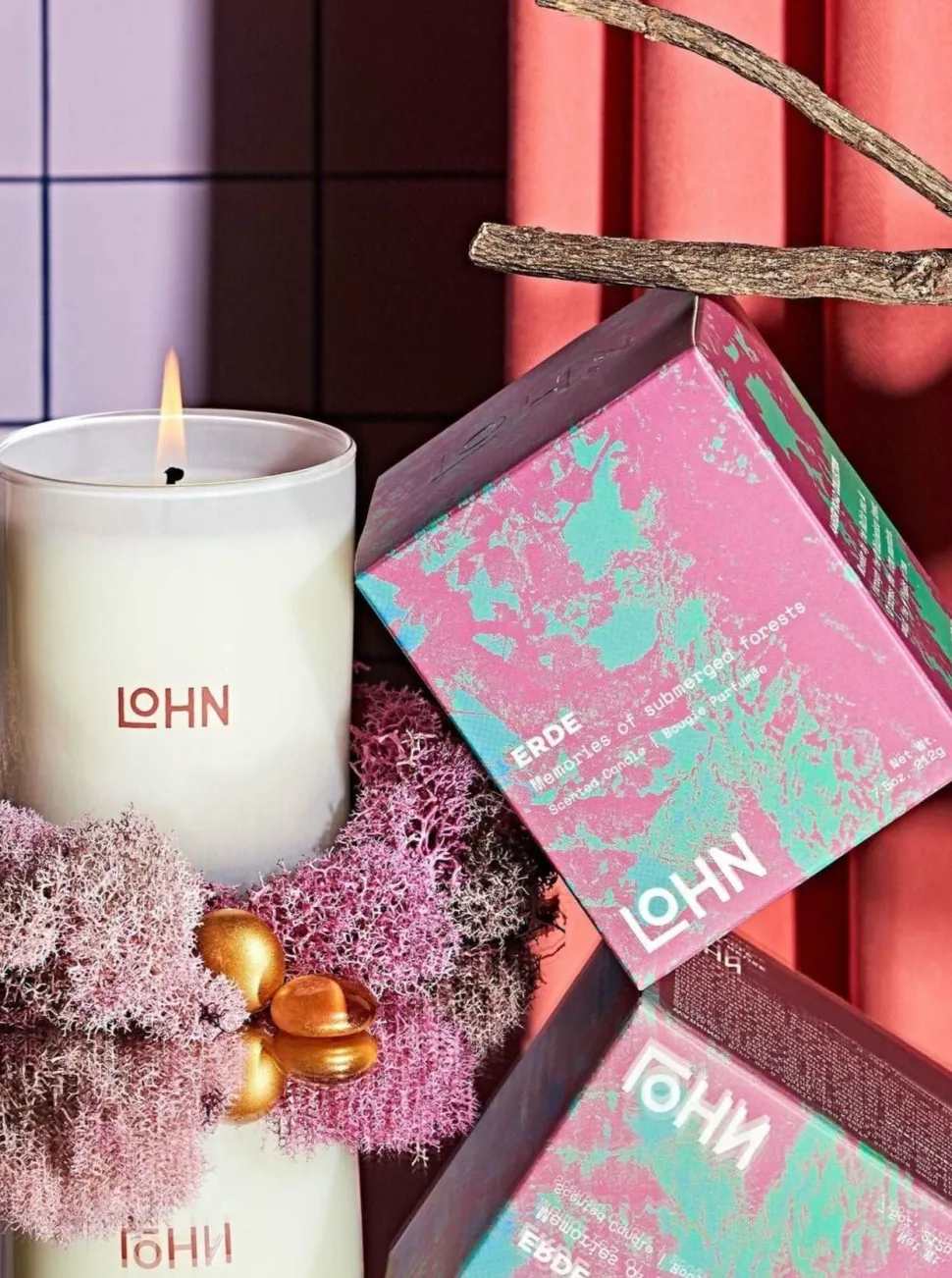 Candles + Mists + Incense | Candles + Room Mists^LOHN DANS LA PRAIRIE Off-Brain Candle - 220 ml