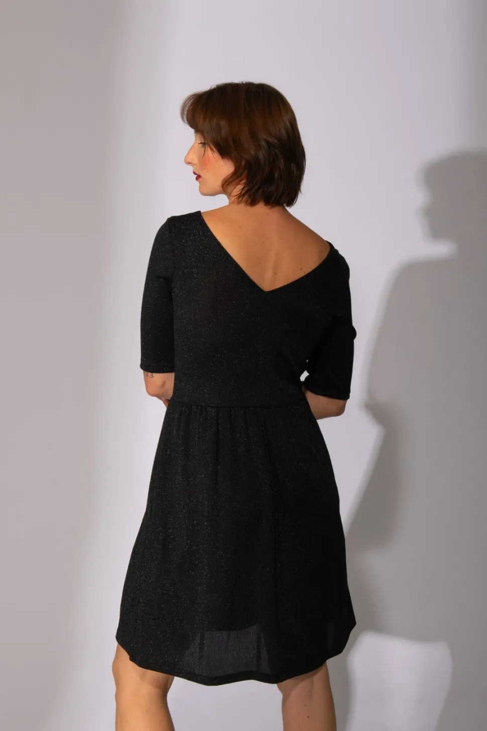 Dresses + Tunics^EVE LAVOIE Sound Of Silence Dress - Shimmering Black