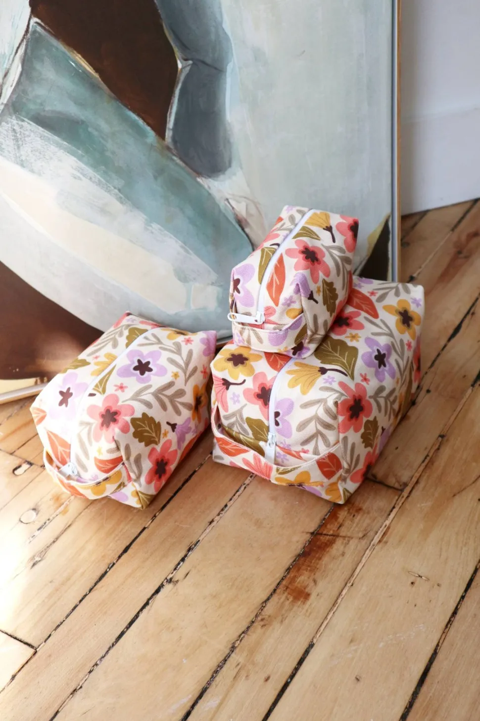 Toiletry Bags | Toiletry Bags^FREON COLLECTIVE Makeup Bag - Mod Floral