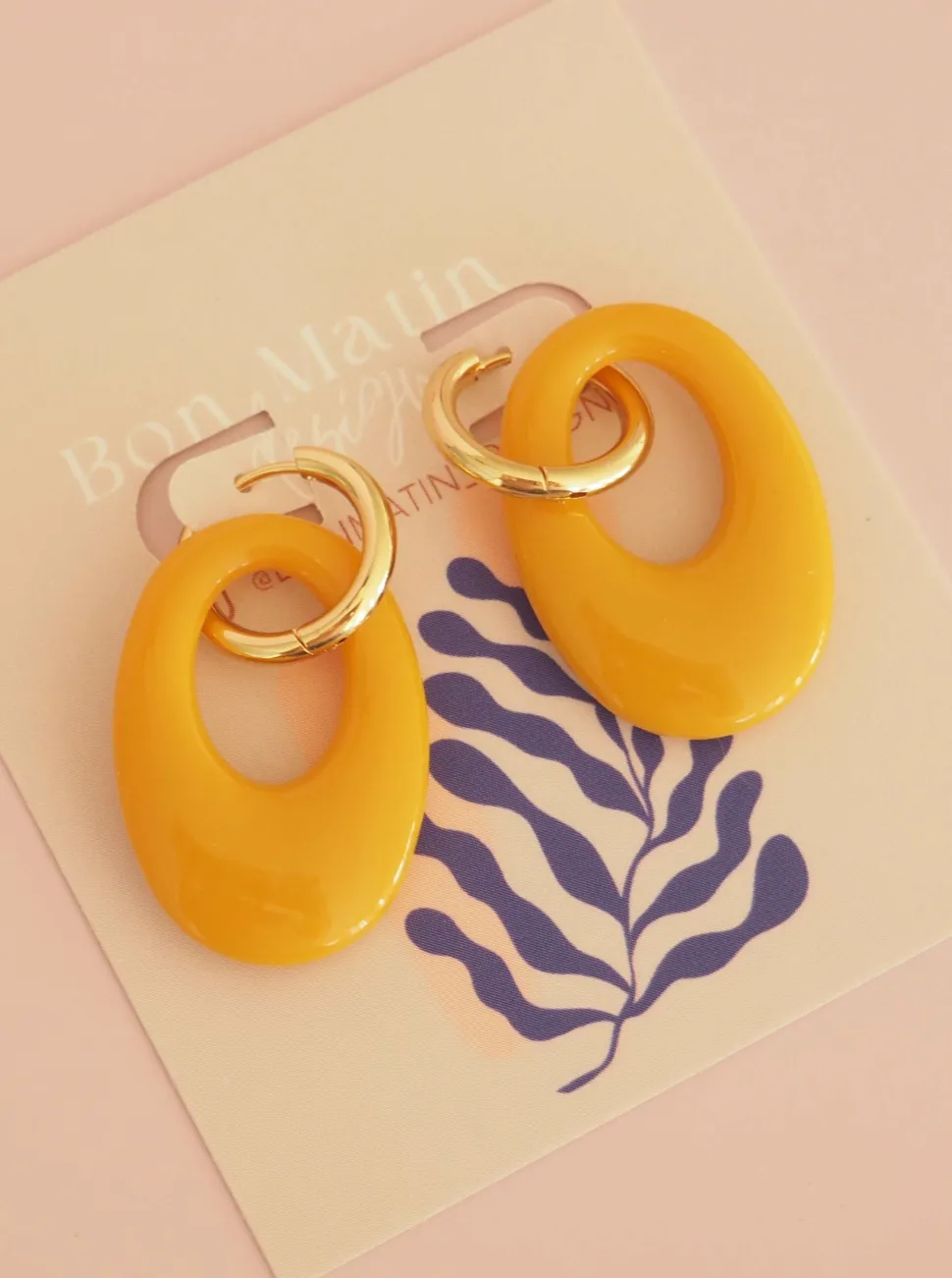 Earrings^BON MATIN GOOD MORNING Blume Earrings - Frosted