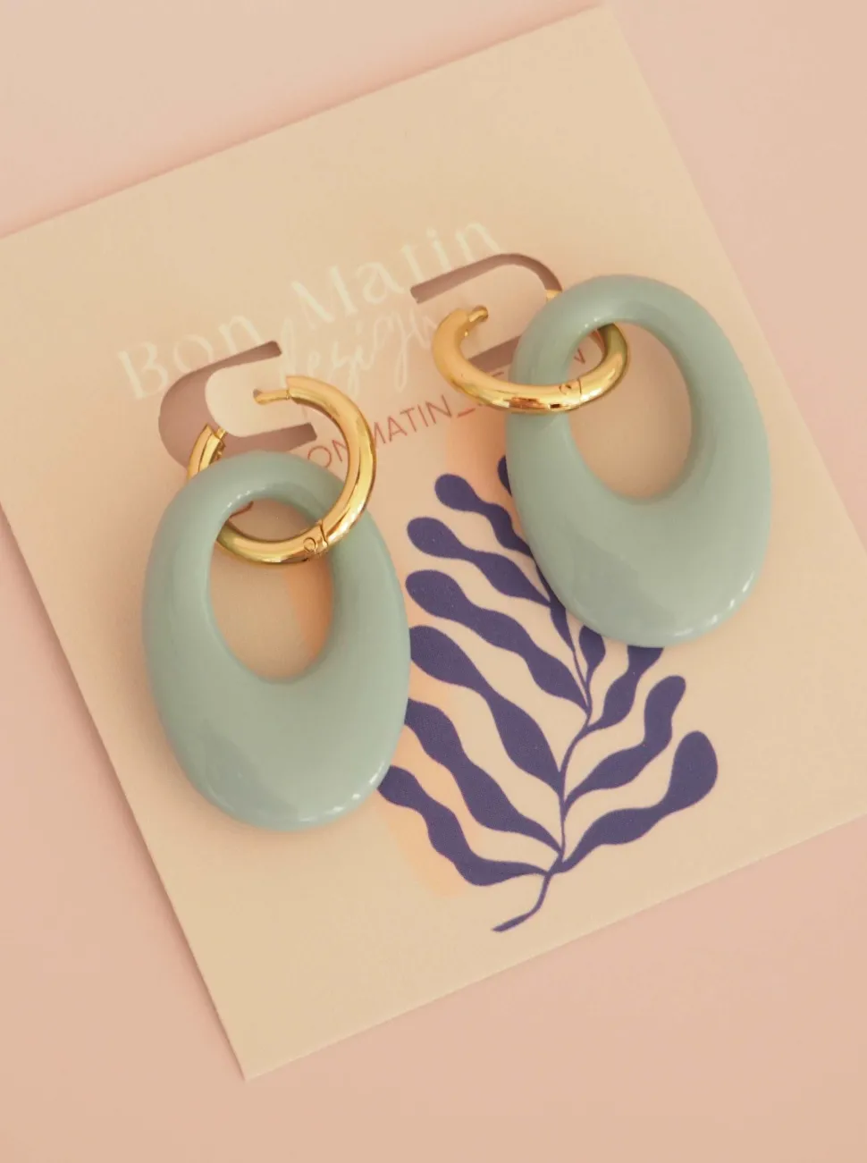 Earrings^BON MATIN GOOD MORNING Blume Earrings - Frosted