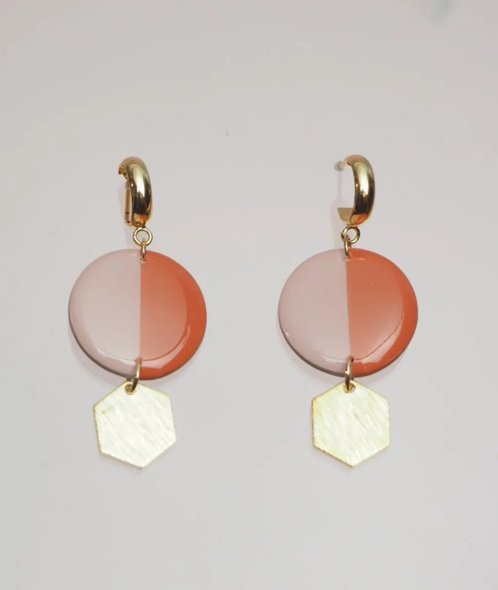 Earrings^BON MATIN GOOD MORNING Hexa Earrings