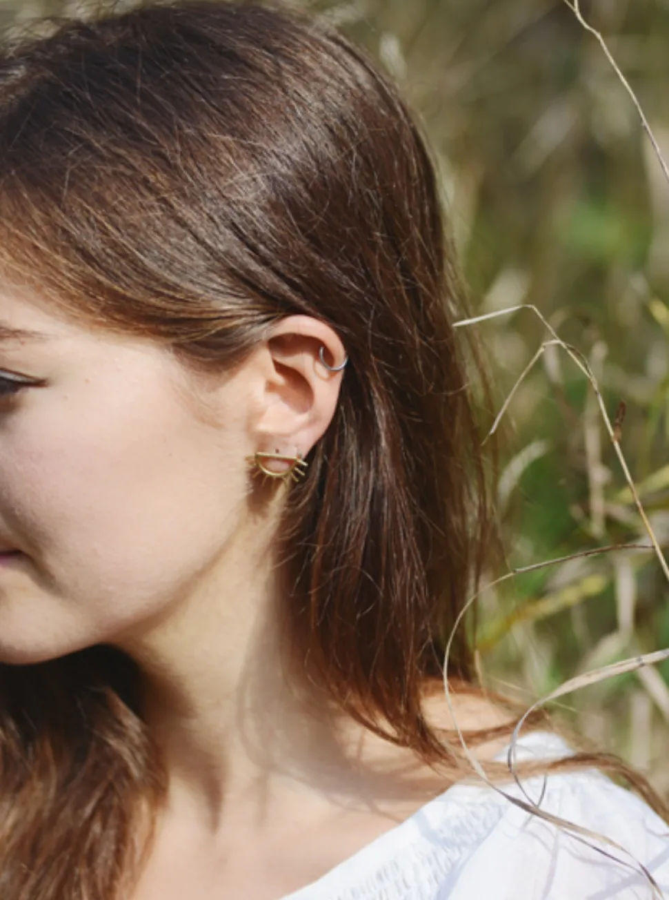 Earrings^HAWKLY Radiance Earrings - Bronze