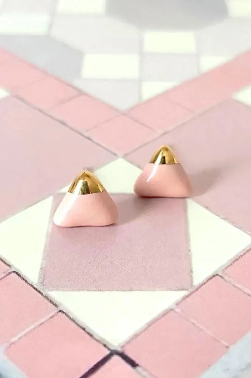 Earrings^KAG Triangle Ceramic Earrings