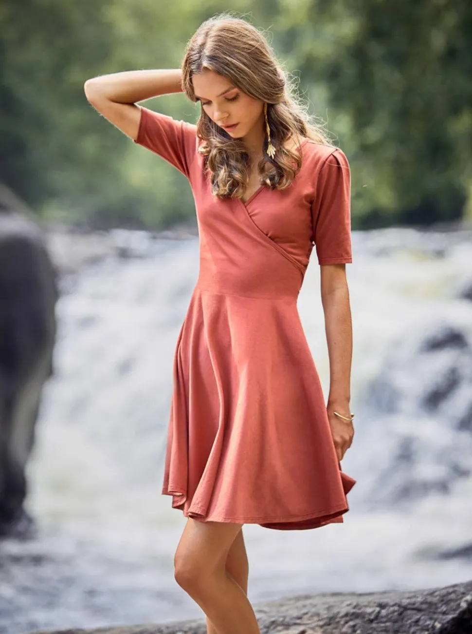 Dresses + Tunics^MEEMOZA Lara Dress - Terracotta