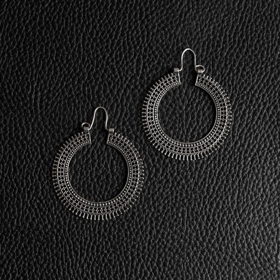 Earrings^NOIR KALA NOIR Creole Aditi S