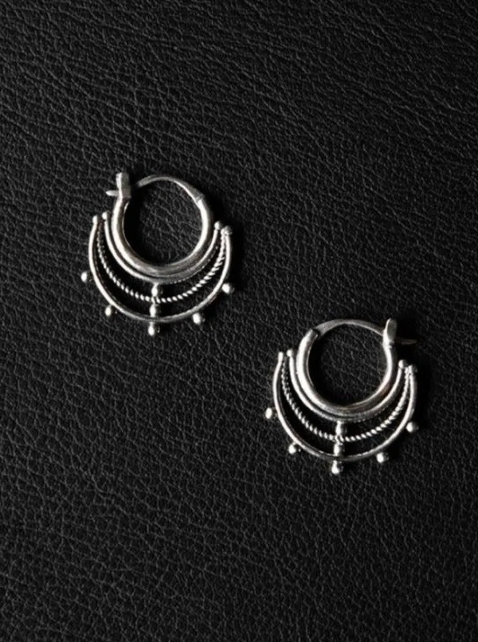 Earrings^NOIR KALA Creole Cosmic