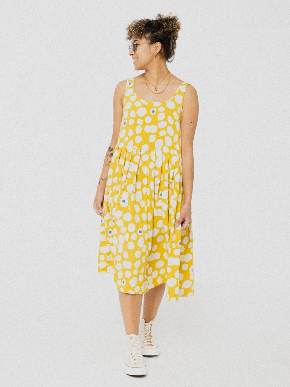 Dresses + Tunics^ANANAS & BANANAS PINEAPPLE BANANAS Eve dress - Yellow pattern