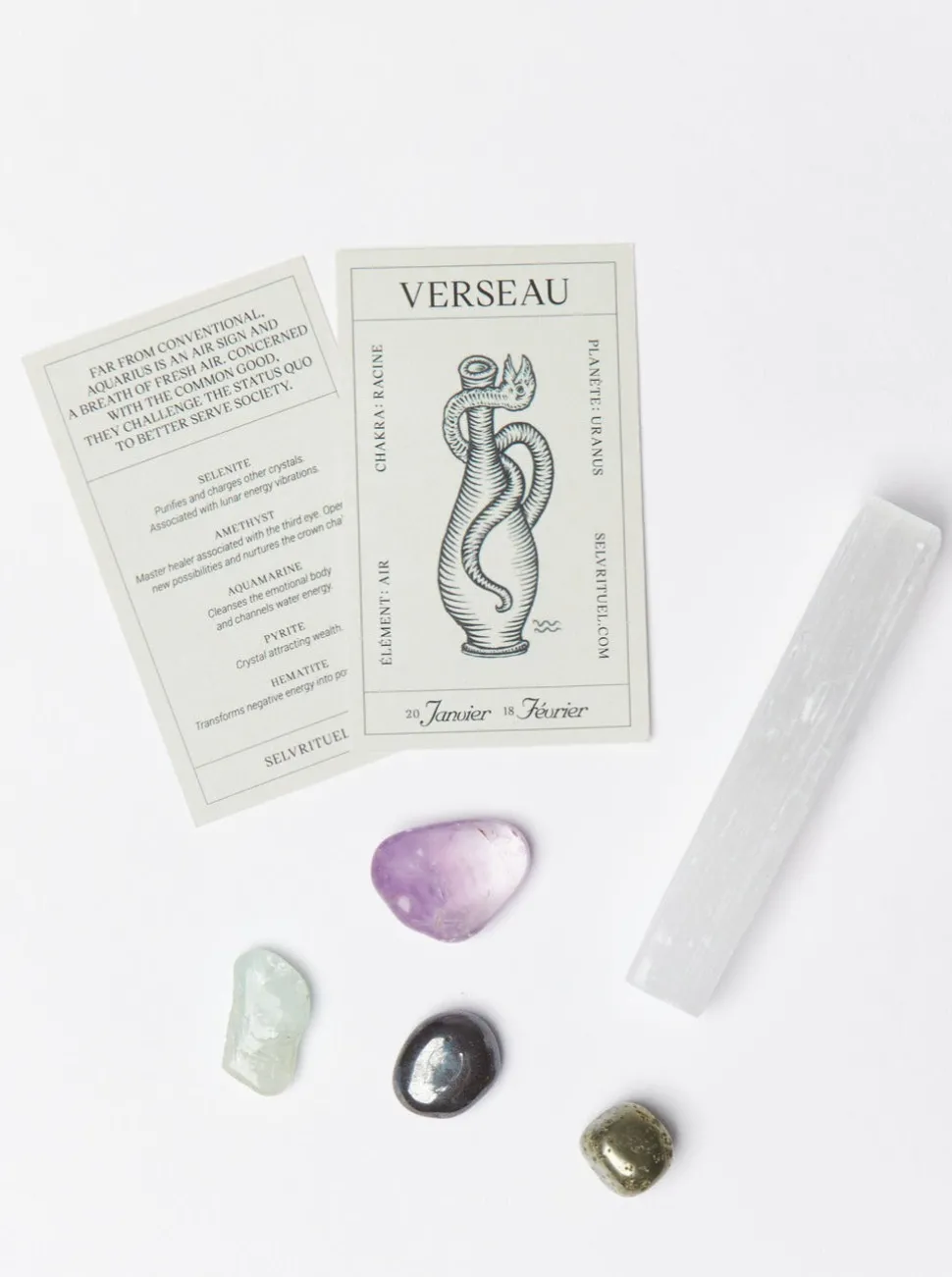 Entertainment + Diy^SELV RITUEL SELV RITUAL Crystal Set - Aquarius