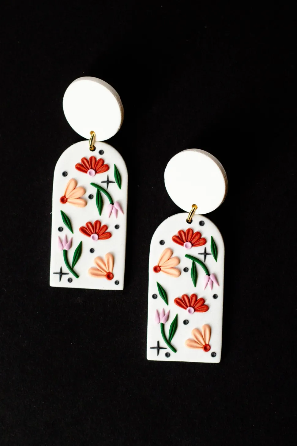 Earrings^SLOW DAY STUDIOS Witchy Floral Earrings