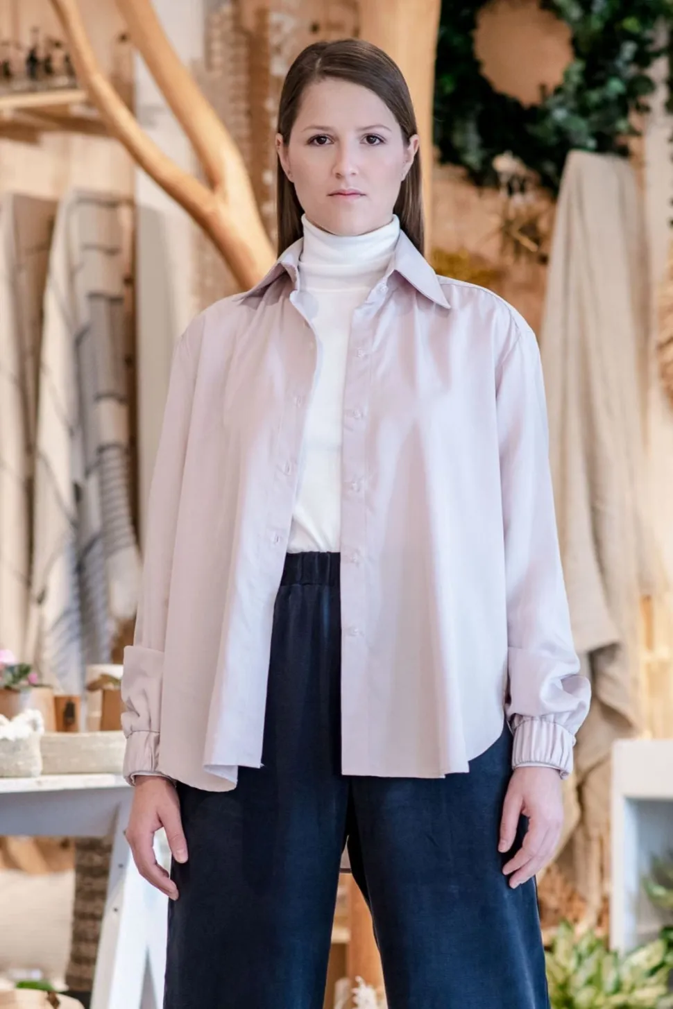 Shirts + Blouses^VALERIE C. Oversized Shirt