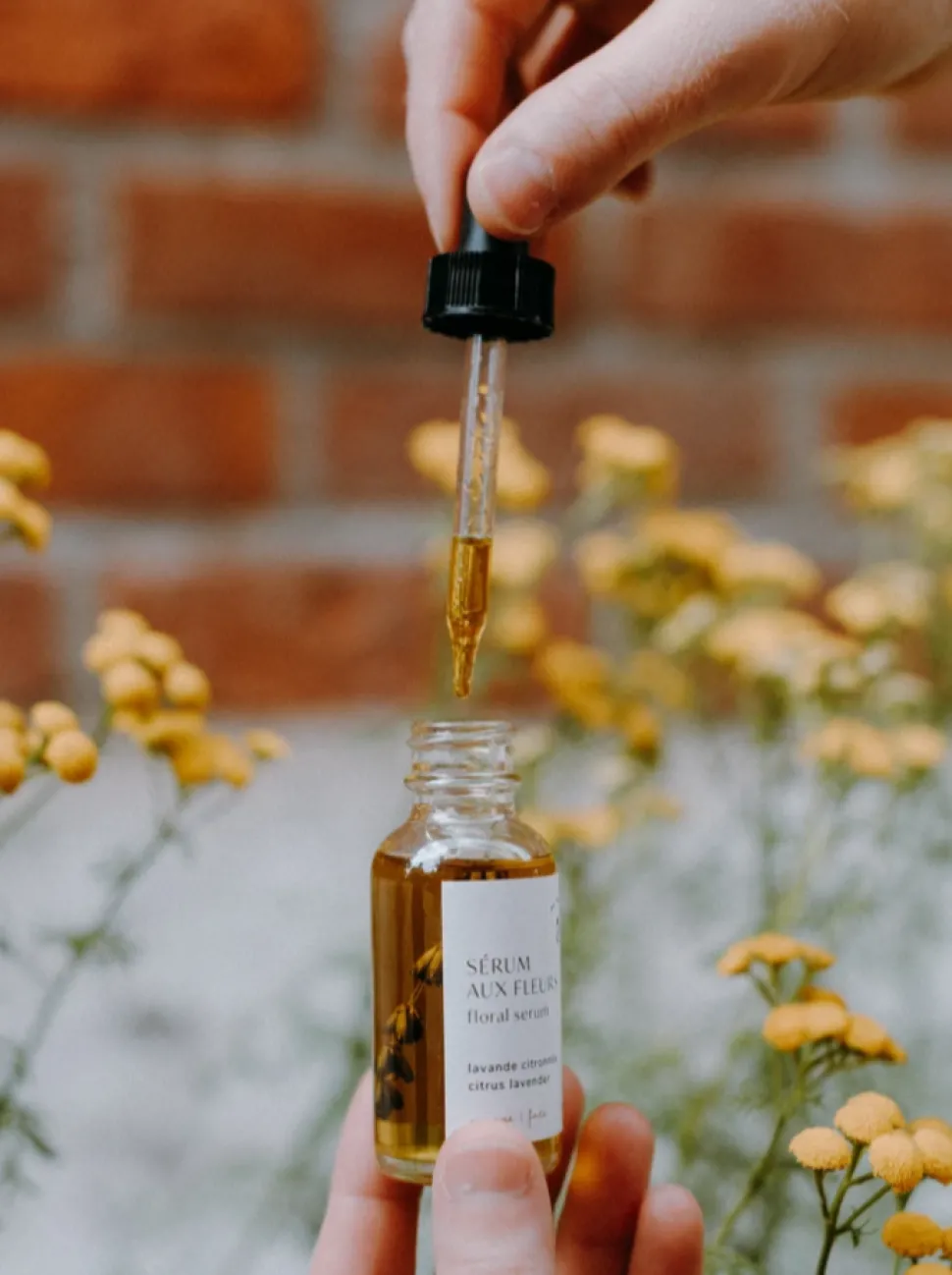 Face + Hair^LES MAUVAISES HERBES WEEDS Flower Serum - Lemon Lavender