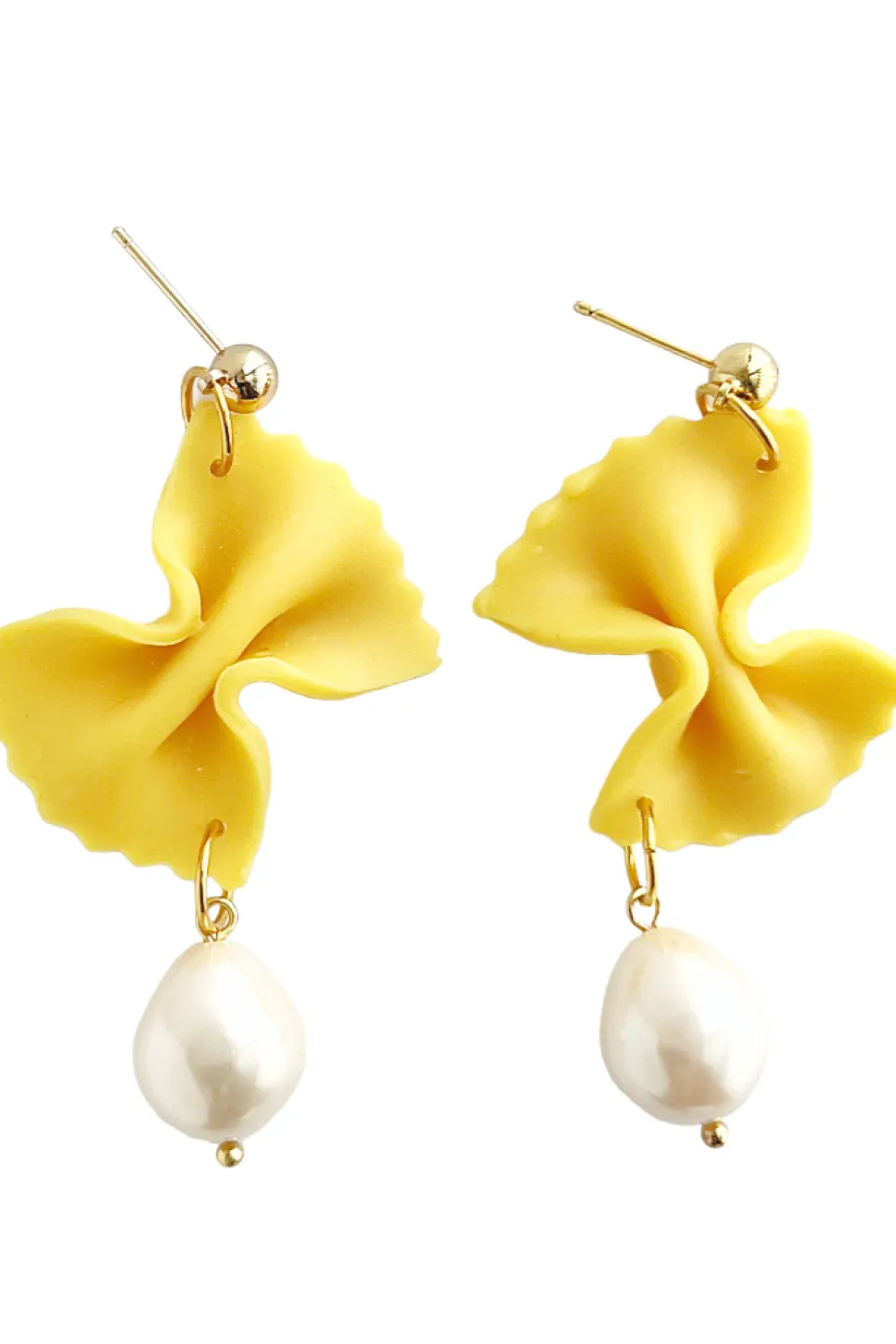 Earrings^YELLOW DOTS STUDIO Boucles d'oreilles Fancy Farfalle Pasta